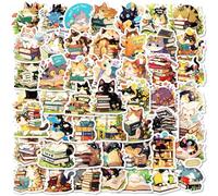 Adesivi , Adesivi Per Gatto, 50 x Adesivi Per Bagagli Animali - Forniture Scuolari, Arte 'album, Decorazioni Per Bottiglie D'acqua, Trucchi Divertenti, Decorativi Per Ordi