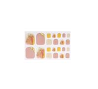 Adesivi adesivi per unghie delle dita dei piedi adesivi decalcomanie Full Wraps strisce per unghie manicure accessori per le donne unghie del piede adesivi non tossici durevole avvolgimento strisce
