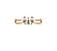 ADESIVI AFRICA T CRF 1000 L REPLICA DAK ROTH KIT COMPATIBILE