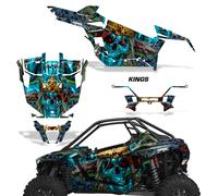 Adesivi AMR Graphics Per Polaris RZR Pro XP 2DR UTV 2020-24 KINGS