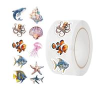 Adesivi Animali Marini 500 Pezzi Cute Autoadesivi Fai Da Te Decorazione