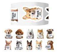 Adesivi Animali - Rotolo Da 500 Pezzi Adesivi Di Ringraziamento Estetici | Adesivis Di Piccoli Animali | Stickers Colorati Per Bambini Ragazzi Adolescenti Adulti Studenti Insegnanti Asilo Toddler | Ro
