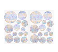 Adesivi Anti Collisione Vetri,26 PCS Prismiche Adesivi Anticollisione Sun Catcher Sticker Anti-Collisione Statico Arcobaleno Adesivi per Fermare il Volo Degli Uccelli in Windows