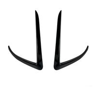 Adesivi antivento per paraurti anteriore in plastica ABS per Tesla per modello 3, set da 2 pezzi per un migliore aspetto fendinebbia (nero lucido)