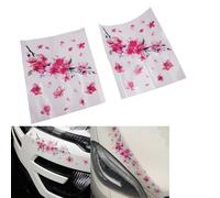Adesivi auto rosa decorativi eleganti con bellissimi per fiori di ciliegio