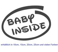 Adesivi Baby Inside adesivi per auto adesivi per bambini adesivi per bambini ...