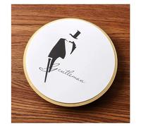 Adesivi Bagno Segnaletica for bagno scavata in acrilico for toilette for uomini e donne for WC Promemoria adesiva for porta scorrevole dell'hotel Universale(A,20x20cm)