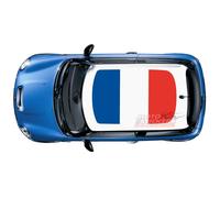 Adesivi bandiera Francia - per tetto mini cooper - dim. 149x96cm