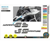 Adesivi Becco Parafango Moto BMW R 1200 1250 gs adventure LC monocromo BM BC D5