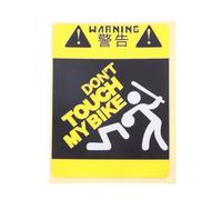 Adesivi Bici, Sticker Bici 3 pezzi 3D MTB. Bici Resistente ai graffi Proteggi Protezione del telaio Adesivo rimovibile Bicicletta Uso adatto per bicicletta Paster Guard Cover Accessori biciclette(04)