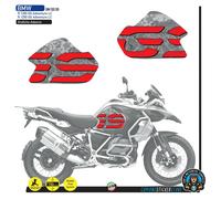 Adesivi bmw R 1200 R 1250 GS adventure lc lato serbatoio mappa ROSSO BM SB 08