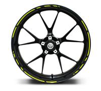 Adesivi bordo cerchio Speed Neon giallo moto adesivi cerchioni MR002