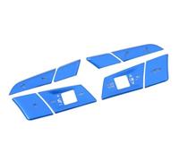 Adesivi bottoni interni auto Compatibile Con Per A3 A4 A5 S3 S4 S5 2021 2022 2023 Accessori Per Auto Volante In Lega Di Alluminio Copertura Del Pulsante Adesivo Decorativo