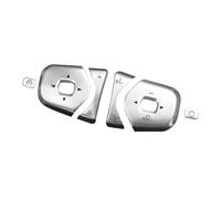 Adesivi bottoni interni auto Compatibile Con Volvo Per XC60 V60 S60 XC90 2020 2021 2022 Interni Auto Volante Interruttore Di Pulsante Trim Pannello Telaio Di Copertura Adesivi