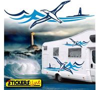 Adesivi camper STORM kit adhesives CAMPERS mis. 170x56