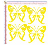 Adesivi catarifrangenti farfalle multicolor I butterfly sticker reflective 4 pz.