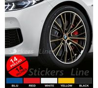 Adesivi cerchi auto strisce adesive CATARIFRANGENTI™ 11mm 14" wheel rim stickers
