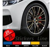 Adesivi cerchi auto strisce adesive CATARIFRANGENTI™ 11mm 20" wheel rim stickers
