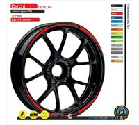Adesivi cerchi compatibili Ducati HyperMotard 796 Monocromo CE DU H6