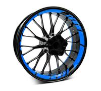 Adesivi cerchi design GP"" blu blu blu ""Moto Anello MR020-06