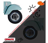 Adesivi cerchi riflettenti martini wheel strip sticker vespa reflective 16+4 pz.