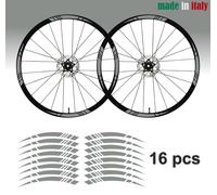 Adesivi cerchi ruote bici mtb mountain bike corsa strisce completo x2 ruote