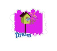 Adesivi Citazione Sogno Decalcomanie in Vinile