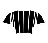 adesivi colonne BC Compatibile Con Chevy Per Cruze 2009 2010 2011 2012 2013 2014 2015 10 Pezzi Di Adesivi Montanti Pilastri Lucidati Finestrini Automatici