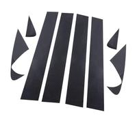 adesivi colonne BC Compatibile Con Dodge Per Durango 2011 2012 2013 2014 2015-2022 1 Set Adesivi Montanti Delle Portiere Dei Finestrini In Fibra Carbonio Nera