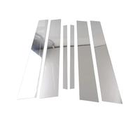 adesivi colonne BC Compatibile Con Per G35 G37 2002-2005 2006 2007 2008 2009 2010 2011 2012 2013 Kit Rivestimento Finestrini E Porte Per Montanti Auto 6 Pezzi(Silver)
