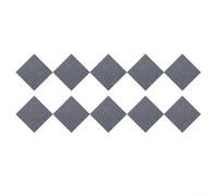 Adesivi colorati antiscivolo per piastrelle per pavimenti, 10 pezzi, tappeti patchwork rimovibili per la decorazione della casa (grigio scuro)
