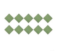 Adesivi colorati antiscivolo per piastrelle per pavimenti, 10 pezzi, tappeti patchwork rimovibili per la decorazione della casa (verde)
