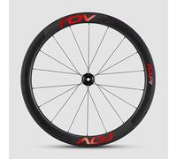 Adesivi compatibili con bici da strada Specialized ROVAL Rapide CL2 (rosso fiamma metallica super luminosa)