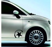 Adesivi compatibili con Fiat 500 stella stickers decal carrozzeria Stickers 0287