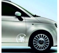 Adesivi compatibili con Fiat 500 stella stickers decal carrozzeria Stickers 0287