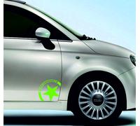 Adesivi compatibili con Fiat 500 stella stickers decal carrozzeria Stickers 0287