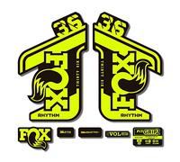 Adesivi compatibili con forcella bici Fox 36 Rhythm 2021