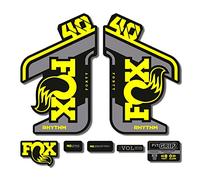Adesivi compatibili con forcella bici Fox 40 Rhythm 2021 (Giallo)