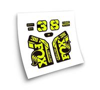 Adesivi compatibili con la forcella per bici Fox 38 Heritage Collection 2021