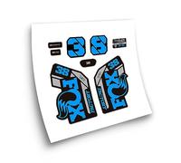 Adesivi compatibili con la forcella per bici Fox 38 Heritage Collection 2021