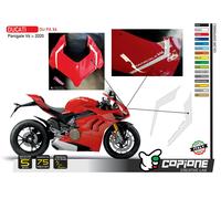 Adesivi compatibili DUCATI Panigale V4 2020 V4s V4r cupolino DU PA X6