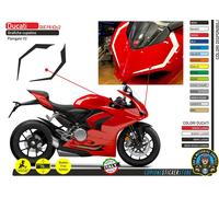 Adesivi compatibili per cupolino DUCATI CORSE PANIGALE V2 - DU PA V2C2