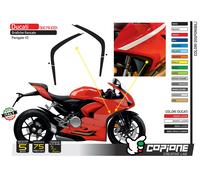 Adesivi compatibili per fiancate DUCATI CORSE PANIGALE V2 - DU PA V2S1