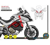 Adesivi completi carene cupolino DUCATI MULTISTRADA 1200 950 2015 - DU MT H10