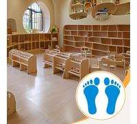 Adesivi con impronte di piedi, punti per percorsi sensoriali, centri