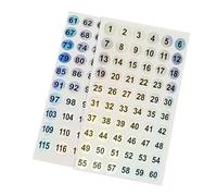 Adesivi con numeri da 1 a 300, 20 fogli di adesivi con numeri autoadesivi, impermeabili, con numeri laser, numeri impermeabili, adesivi decorativi per la data