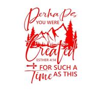 Adesivi con scritte forse sei stato creato 57.6x82.4cm Pittura murale artistica Rosso