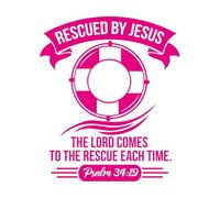 Adesivi con scritte salvato da Gesù 49.2x58cm È possibile modificare e aggiungere informazioni Rosa Rossa