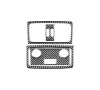 Adesivi Console Centrale Auto Per 5 Per Serie Per E60 2004-2010 Accessori Fibra Carbonio Interni Auto Scarico Vent Pannello Rivestimento Cornice Copertura Decor Adesivi(Style A(Black))