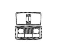 Adesivi Console Centrale Auto Per 5 Per Serie Per E60 2004-2010 Accessori Fibra Carbonio Interni Auto Scarico Vent Pannello Rivestimento Cornice Copertura Decor Adesivi(Style B(Black))